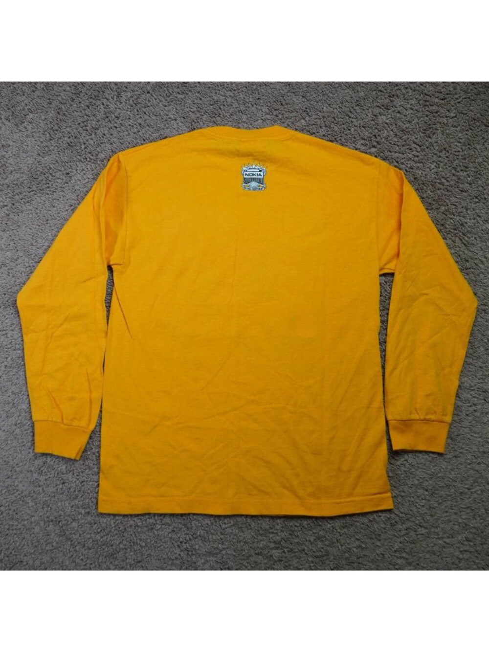 Y2K LSU Tigers Sugar Bowl 2004 T Shirt Mens M Yellow Nokia National Championship - Picture 2 of 9